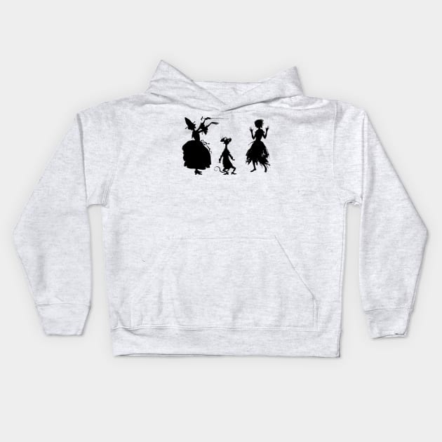 Arthur Rackham Cinderella Magic Kids Hoodie by Pixelchicken